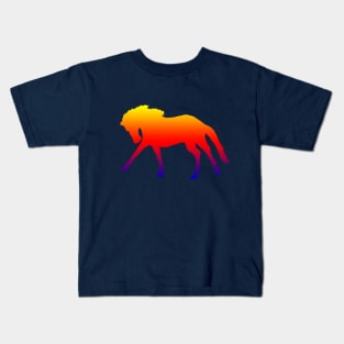 Sunset Horse Kids T-Shirt